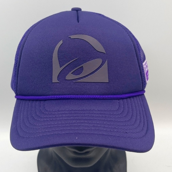 Taco Bell Live Mas Student Section Purple Snap Back Trucker Hat Limited Edition - Picture 1 of 9